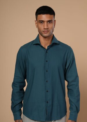 Men’s Shirt - Earthy Pastel - Teal