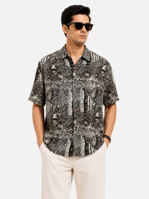 Noir Nomad Casual Shirt